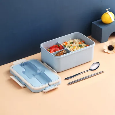 Portable Microwave Wheat Insulated Lunch Box With Lid - Shop at LoveMi