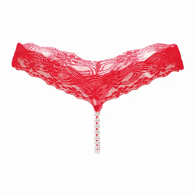 Pearl Massage Panties For Women Are Transparent And Traceless Red - Shop at LoveMi