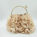 Neue Mode Marke Handtaschen Frauen Blume Nette - Apricot