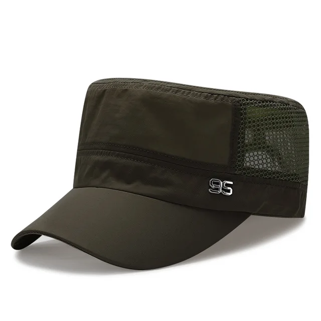 Men's Summer Outdoor Sunscreen Military Mesh Army Green - Shop at LoveMi