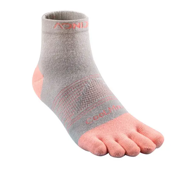 Sports Mid tube Five finger Breathable, Sweat absorbing And Wear resistant Grey - Shop at LoveMi
