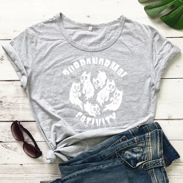 Casual Print Crew Neck Short Sleeve Slim Fit T Shirt Top Light Grey - Shop at LoveMi