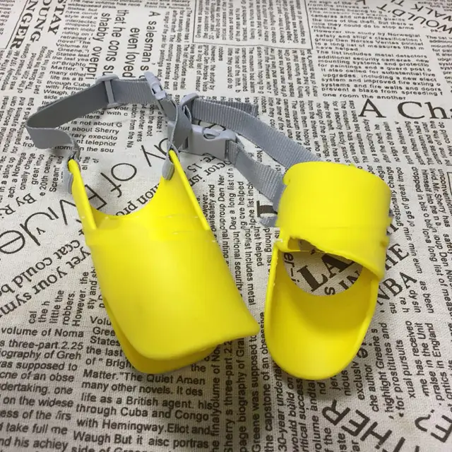Creative Fashion Pet Anti barking Anti bite Sets S Size M Size L Size Multi color Optional Pet Duckbilled Sleeve Yellow - Shop at LoveMi