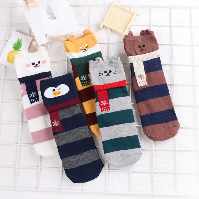 Puppy Cute Socks Christmas Socks In Tube Set - Shop at LoveMi