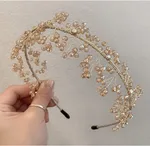 Versatile And Elegant Going Out Headdress Hair Accessories Temperament Retro Bridal Headband - Gold