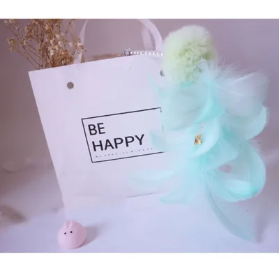 Feather Toy Tassel Ringing Paper Funny Cat Stick 1 Style - Shop at LoveMi