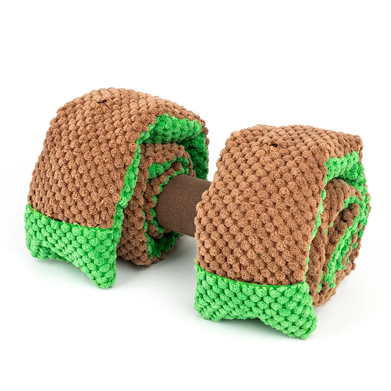 Puzzle Plush Dumbbell Snuffle Toys Interactive Puppy Toys Dog Enrichment Squeaky Toys For Foraging Instinct Training,Treat Dispensing Dog Toys For ... - Shop at LoveMi