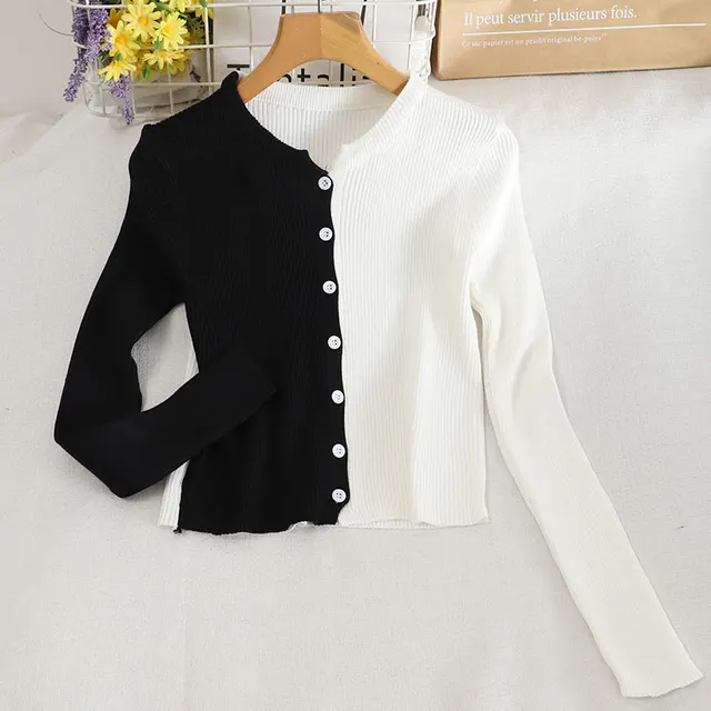 Cardigan Top Women's Autumn New Round Neck Long sleeved Sun Protection Coat Black - Shop at LoveMi