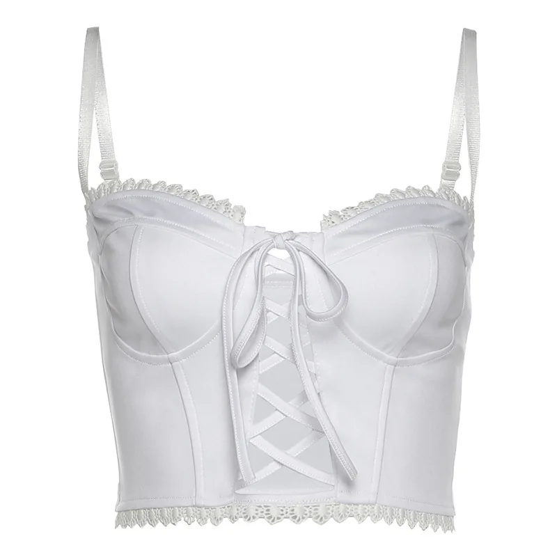 Ladies Sling Outer Vest Summer Halter Top White - Shop at LoveMi