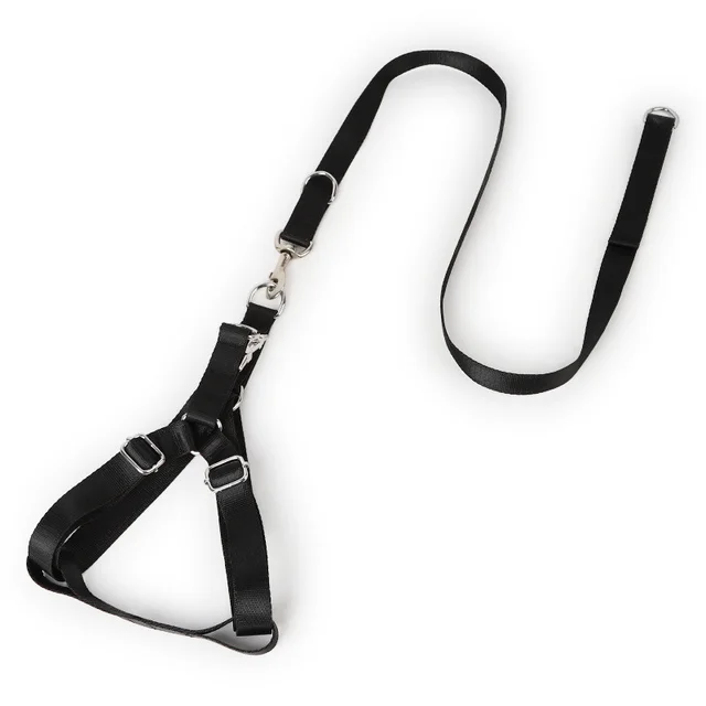 Alloy Buckle Chest And Back Traction Rope Black - Shop at LoveMi