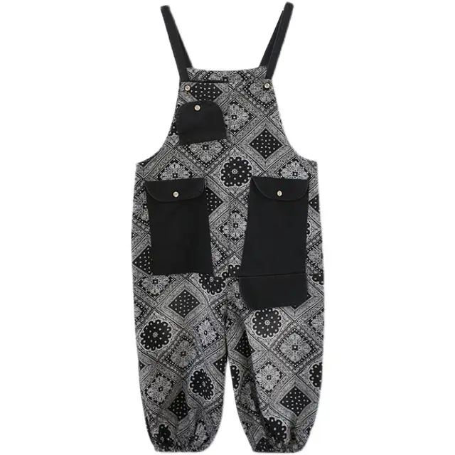 Real Shot Denim Print Women's Overalls Picture Color - Shop at LoveMi
