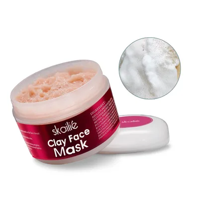 Skallie Clay Face Rose Clean Skin Repair Mask 100G - Shop at LoveMi