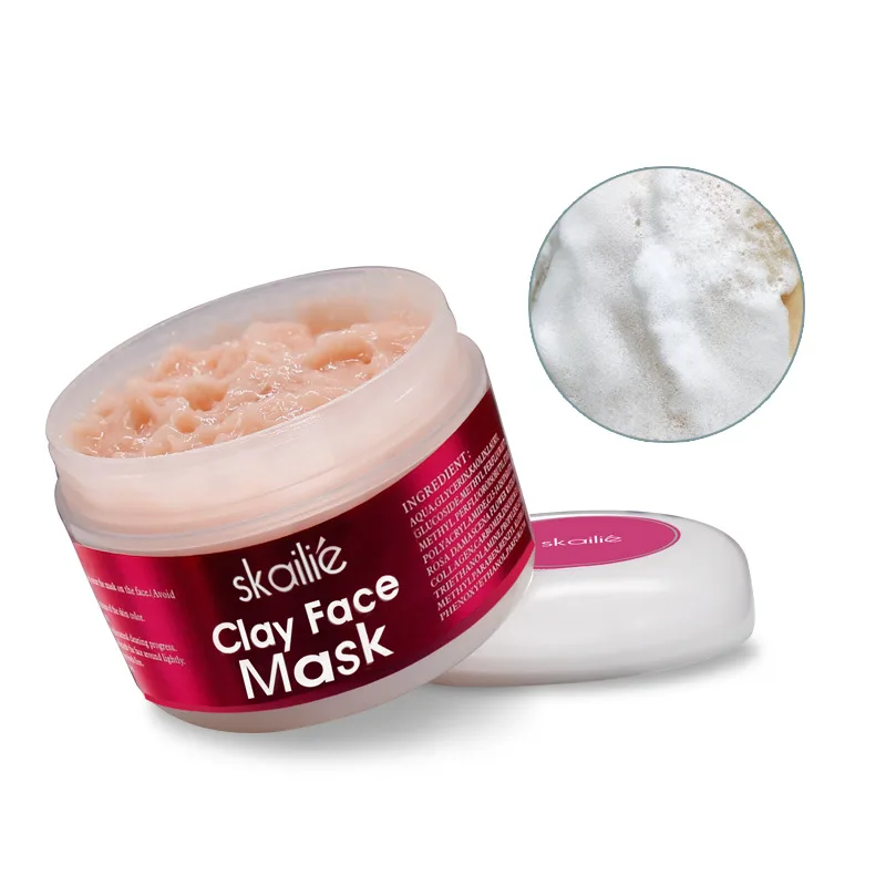 Skallie Clay Face Rose Clean Skin Repair Mask - 100G