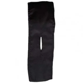 Printed Bow Ring Rope Wire Fixed Hair Band - Black