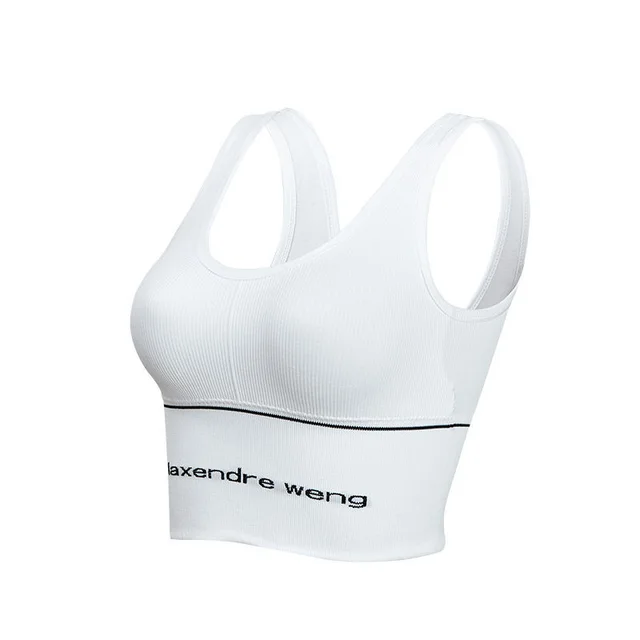 Letter Gathering Without Steel Ring With Chest Pad Sports White - Shop at LoveMi