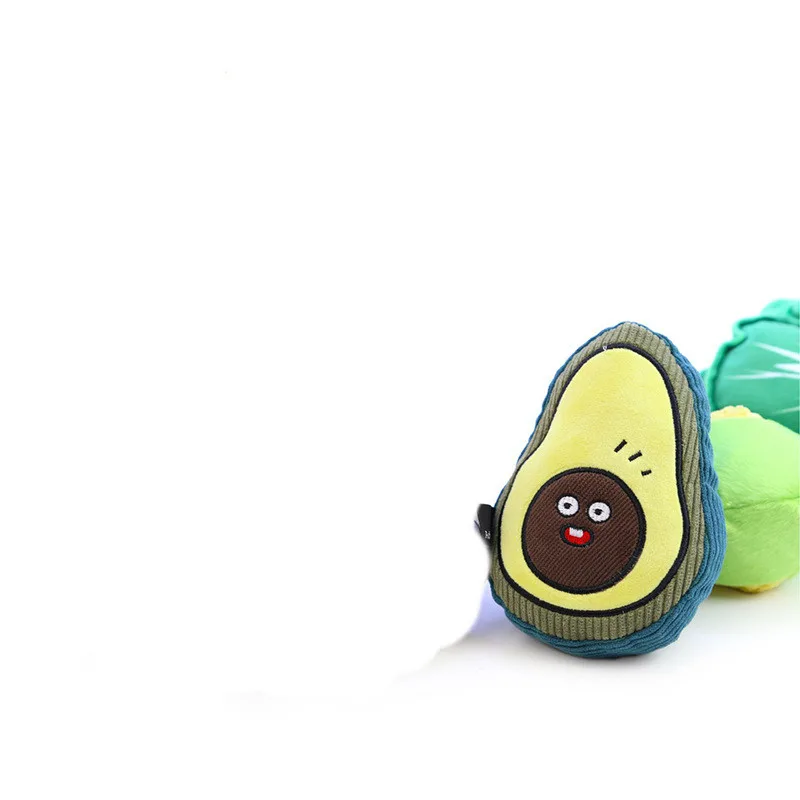 Dog Plush Pet Toy Striped Avocado Avocado - Shop at LoveMi