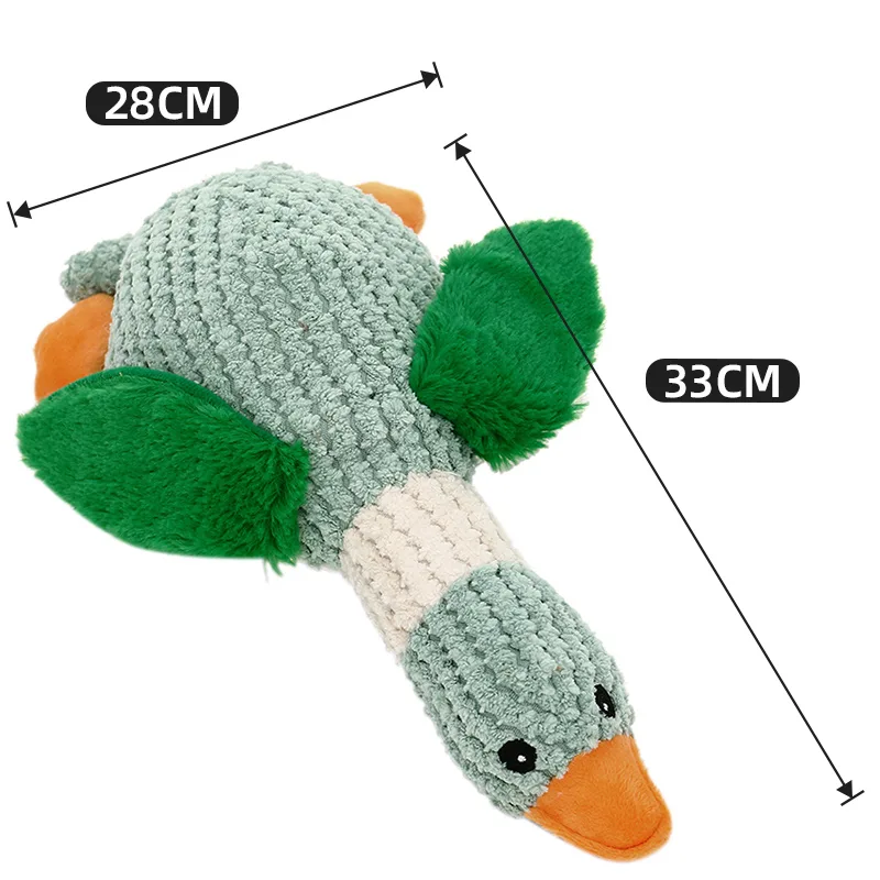 Dog's Stress Relief And Bite Resistant Sound Plush Toy Green - Shop at LoveMi