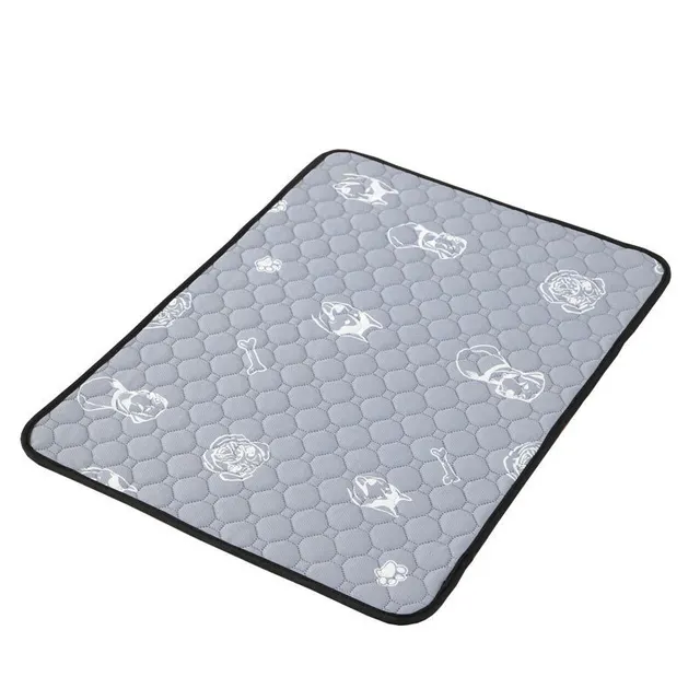 Non Slip Easy Drying Washable And Reusable Pet Changing Pads Print Grey - Shop at LoveMi