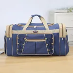 Large Capacity Oxford Cloth Portable Waterproof Luggage Bag - Blue