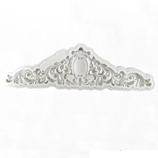 Baking Fondant Cake Silicone Mold European Embossed Rattan Decorative Grey - Shop at LoveMi