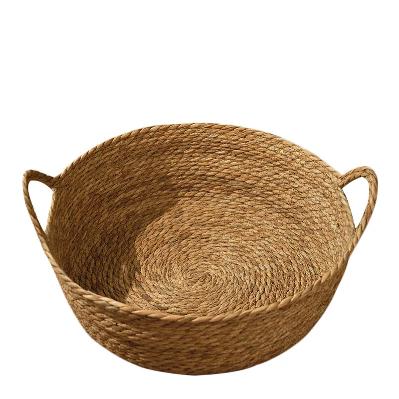 All-in-one Cattail Mat With Rattan Cat Litter - Cat Frame