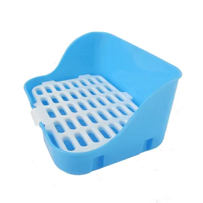 Large Rabbit Square Toilet Cage Supplies Blue - Shop at LoveMi