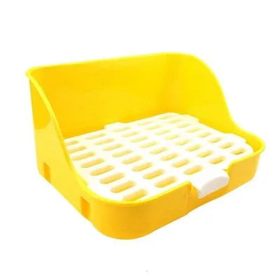 Large Rabbit Square Toilet Cage Supplies Yellow - Shop at LoveMi