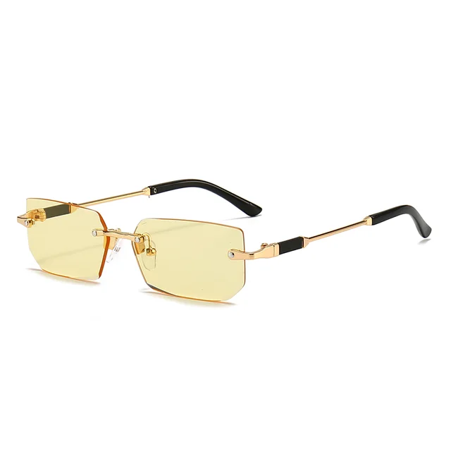 Rimless Fashion Women's Jelly Sunglasses C10 - Shop at LoveMi