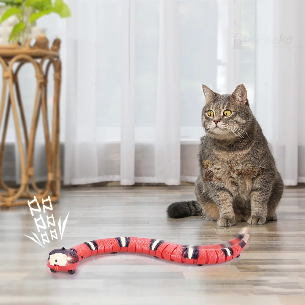 Tricky Interactive Sleeping Electric Induction Snake Toys Snake - Shop at LoveMi
