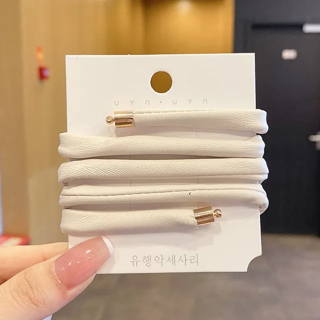 Adjustable Vintage Headband Simple Hair Accessory White - Shop at LoveMi