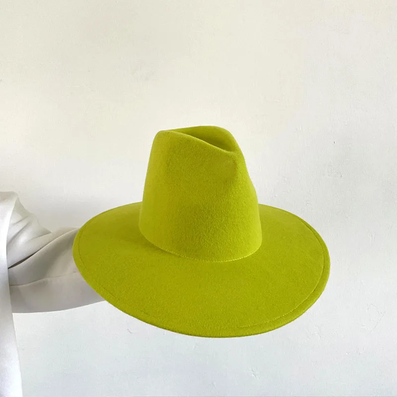 Top Bare Wool Jazz Felt Hat Green - Shop at LoveMi