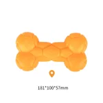 Pet Toy Blow Molding Sound Floating Water Bite Resistant - Large Bone Orange - View 1