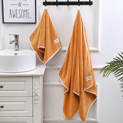 Mother in law Soft Absorbent Towel Bath Towel Set Yellow - Shop at LoveMi