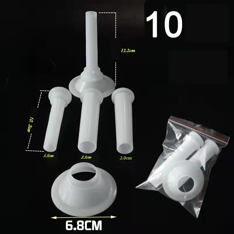 Three pipe Four piece Sausage Enema Tube Meat Grinder Plastic Accessories 5Style - Shop at LoveMi