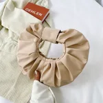 Women's Summer Fashion Pleated Bag Cloud Shoulder Bag - Khaki