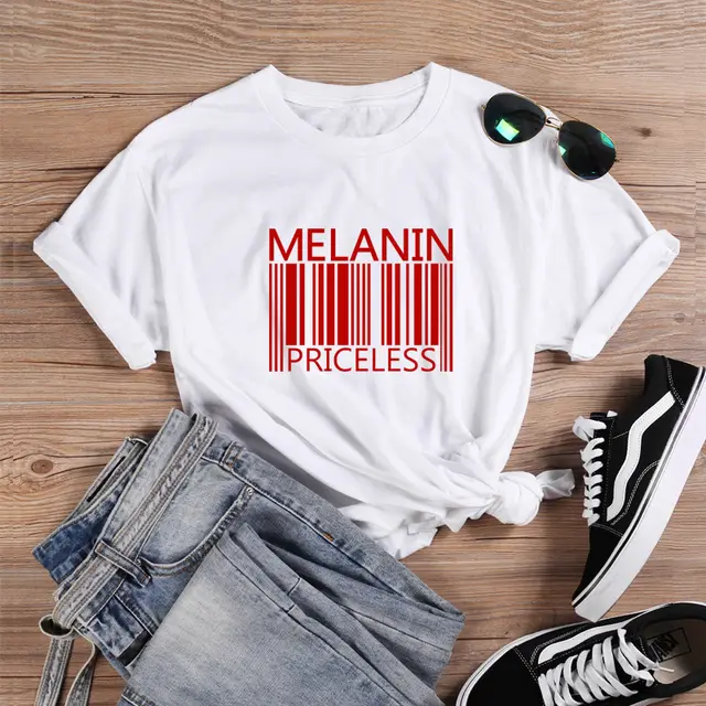 Barcode Trend Street Short Sleeve T Shirt White Red Word - Shop at LoveMi