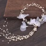Golden Headband With Flowers