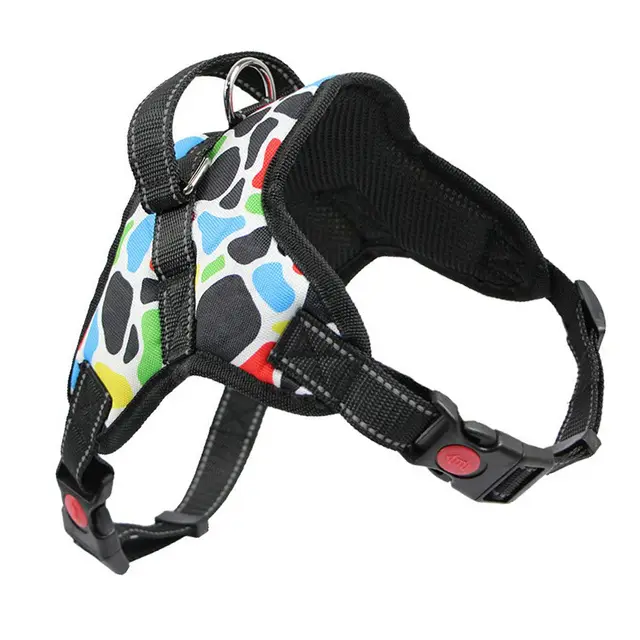 Pet Supplies Dog Harness Reflective Leash Set Black - Shop at LoveMi
