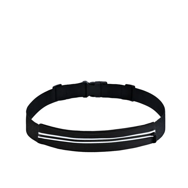 New Sports Waist Bag Waterproof Running Invisible Black - Shop at LoveMi