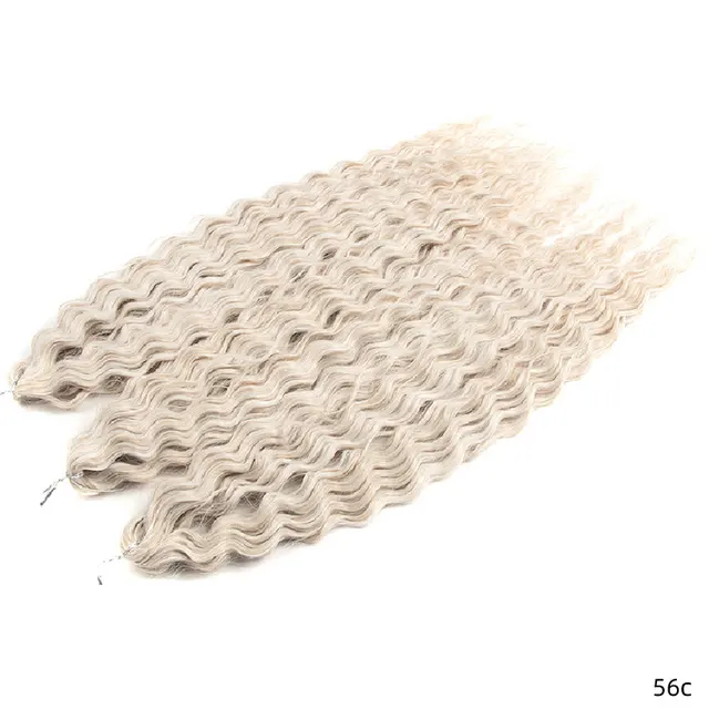 Chemical Fiber Water Ripple Crochet Curls Hair Extensions 56C - Shop at LoveMi