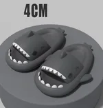 Adult's Slippers Tide Indoor And Outdoor Funny Shark Slippers - Mountain Ash-38Or39 - View 1