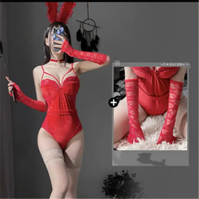 Sexy Bunny Cos Uniform Suit Crotch Free To Take Off 7Set - Shop at LoveMi