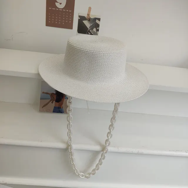 Women's Summer Seaside Sunscreen Shade Top Hat White - Shop at LoveMi