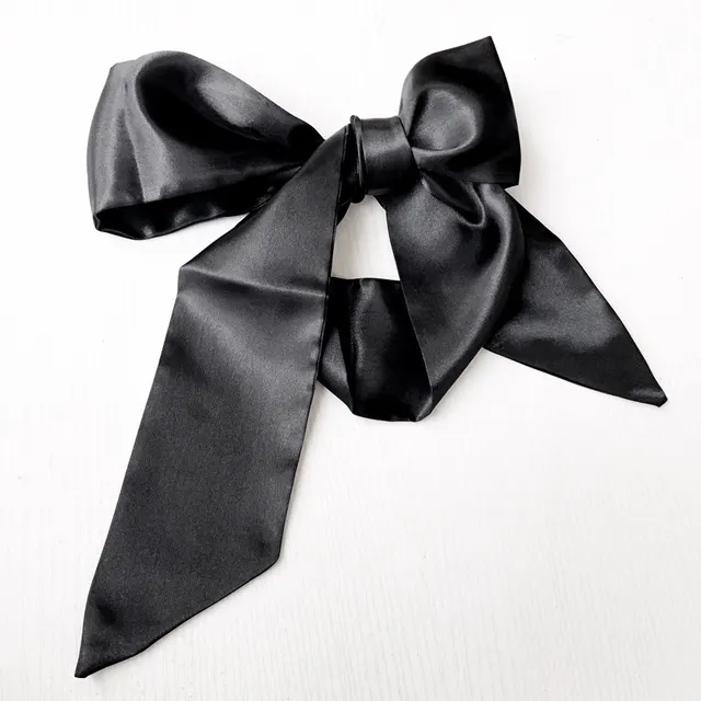 Simulation Silk Satin Satin Cloth Blindfold Stage Props Black - Shop at LoveMi