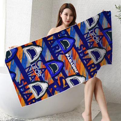 Water absorbing Quick drying Swimming Bath Towel Double sided Fleece 35Style - Shop at LoveMi