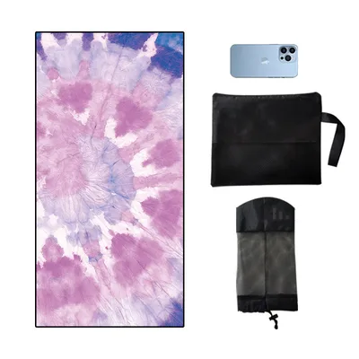 Microfiber Double Sided Fleece Reactive Print Swim Beach Towel Sf00147 - Shop at LoveMi