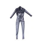 Oilfaced Black Back Zipper