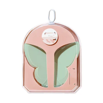 Stainless Steel Eyebrow Razor Set Beauty Tool Matcha Green - Shop at LoveMi