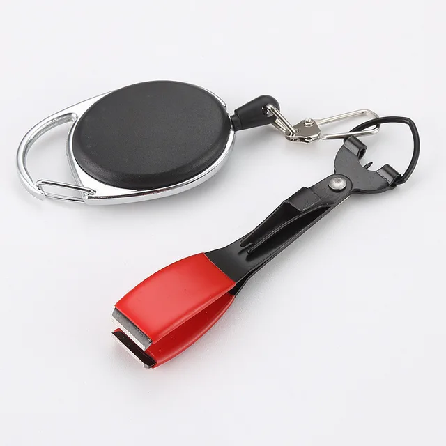 Four in one Multi function Fishing Line Cutter Red Large Clip Combination - Shop at LoveMi