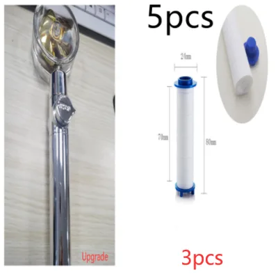 New Turbo Propeller Shower Head Water Saving High Preassure Flow 360 Degrees With Fan Extension Showerhead Rainfall With Holder 3Pcs Set1 - Shop at LoveMi